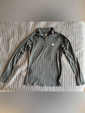 Rabbit Women’s Gray Quarter-Zip Pullover long sleeve
